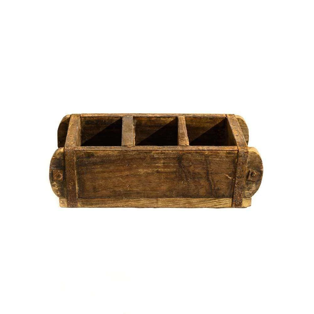 Wooden Vintage Storage Box | 3 Rooms