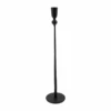 Iron Candle Stand | Black 7x41cm