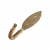 Iron Leaf Hook | Brass