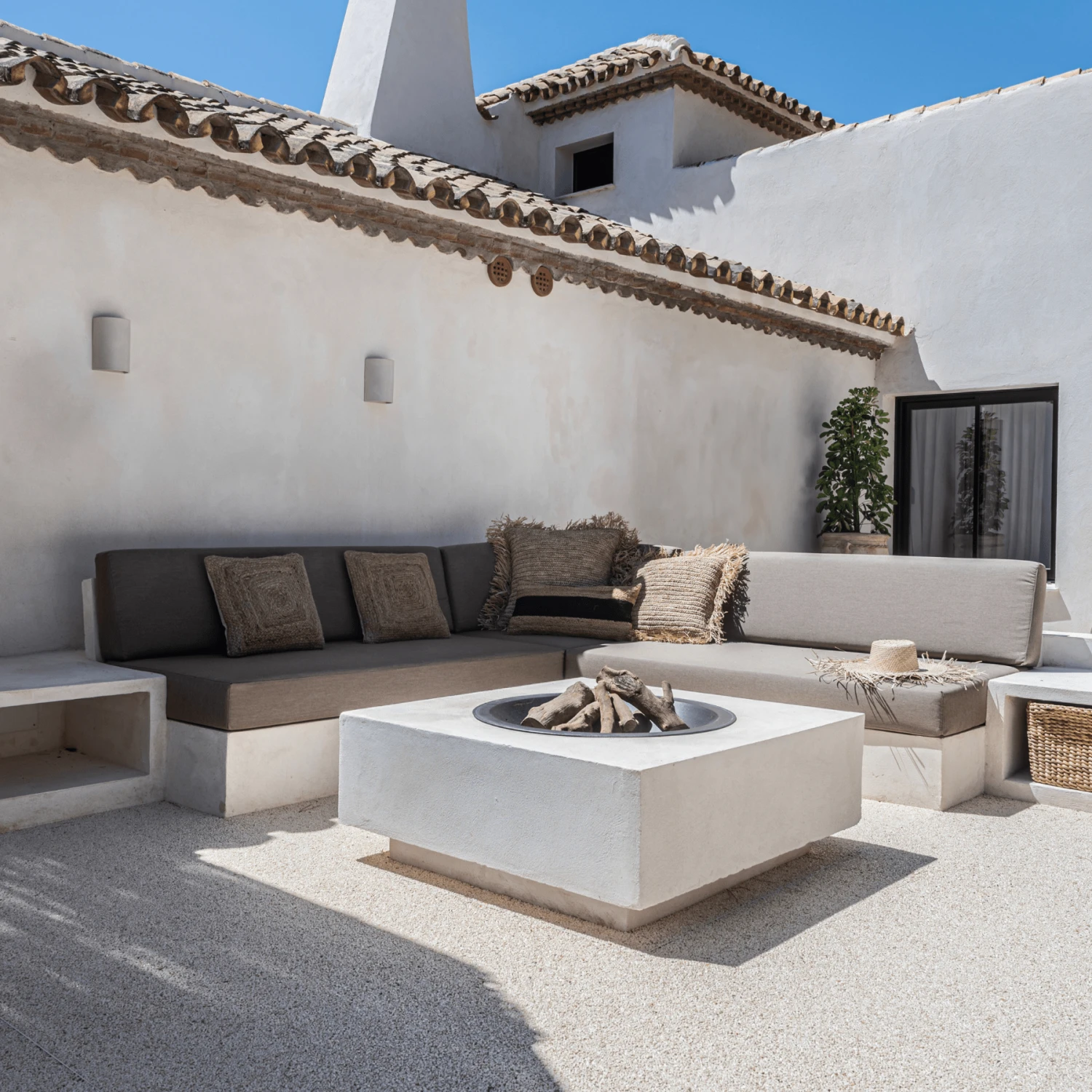 Jute Cushion Cover | Natural 45x45cm 3 Jute Cushion Cover | Natural 45x45cm - Image 3