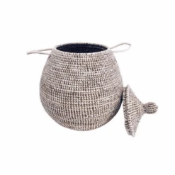 Kindia Basket | Natural/White | Large -Home Sale Shop zoco home kindia basket natural white large 36881060626644