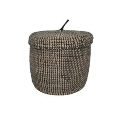 Kindia Basket Set Of 3 | Natural/Black -Home Sale Shop zoco home kindia basket set of 3 natural black 37207969136852