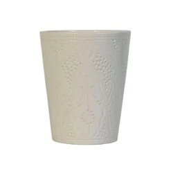 Moroccan Ceramic Vase | White 20x16cm