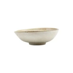 Lake Stoneware Bowl | Grey | 17.5x15x6cm