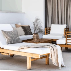 Linen Bedspread | Natural/White | 135x200cm -Home Sale Shop zoco home linen bedspread natural white 135x200cm textiles 48940807389527