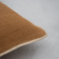 Linen Cushion Cover Nai Edge | Tobacco 40x60cm -Home Sale Shop zoco home linen cushion cover nai edge tobacco 40x60cm cushion 38463601377492