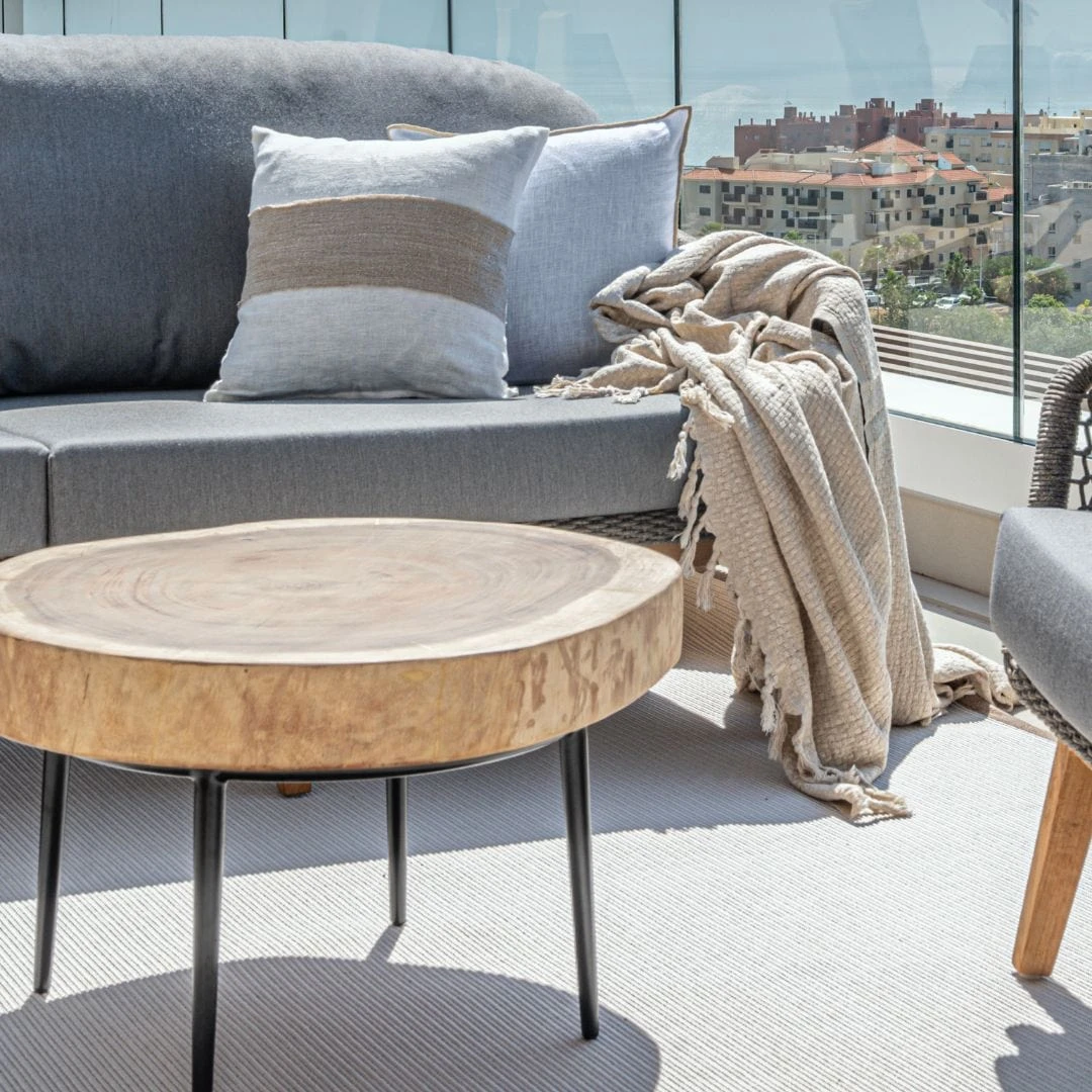 Linen Cushion Cover Nai Edge | White 45x45cm 2 Linen Cushion Cover Nai Edge | White 45x45cm - Image 2