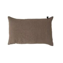 Linen Cushion Cover | Stonewashed Brownie | 40x60cm