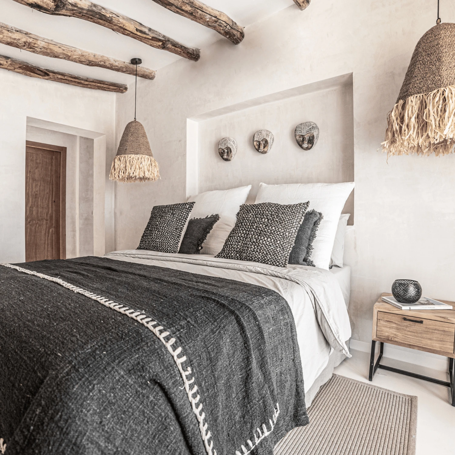 Linen Cushion Cover | Stonewashed White | 80x80cm 4 Linen Cushion Cover | Stonewashed White | 80x80cm - Image 4