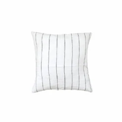 Linen Cushion Cover | Stonewashed White/Black45x45cm