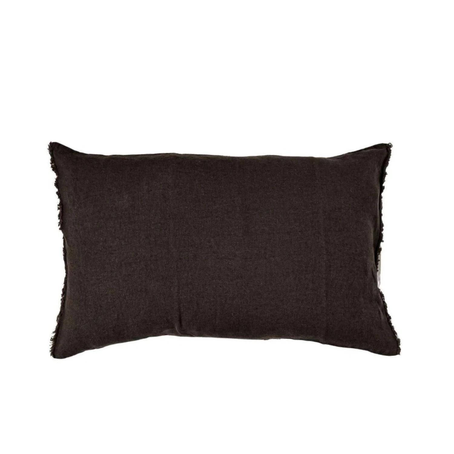 Linen Cushion Cover | Black 40x60cm 4 Linen Cushion Cover | Black 40x60cm - Image 4