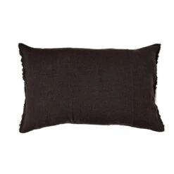 Linen Cushion Cover | Black 40x60cm