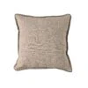 Linen Cushion Cover | Embroidered Edge | Natural 45x45cm