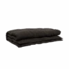 Linen Quilt | Black 200x85cm