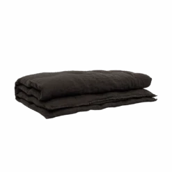 Linen Quilt Cover | Black 200x85cm
