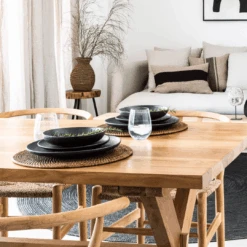 Natural Table Mat | 38cm -Home Sale Shop zoco home natural table mat 38cm home accessories 60823947116887