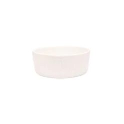 Recycled Stoneware Bowl | White | 15x6cm