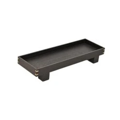 Oak Tray | Black 36x12x6cm