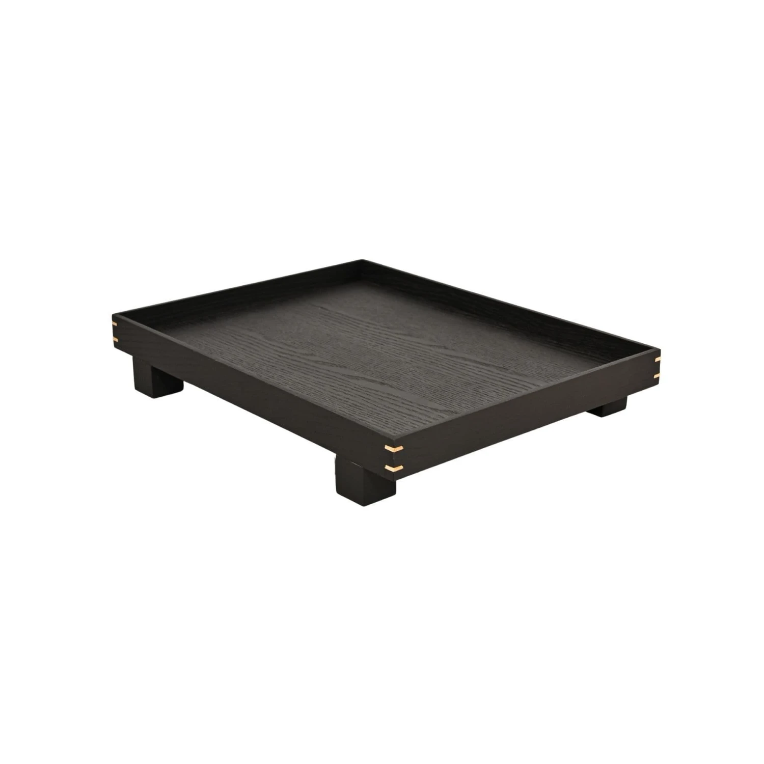 Oak Tray | Black 36x28x6cm 3 Oak Tray | Black 36x28x6cm - Image 3