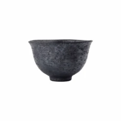 Pion Stoneware Bowl | Black 19.5x11.5cm