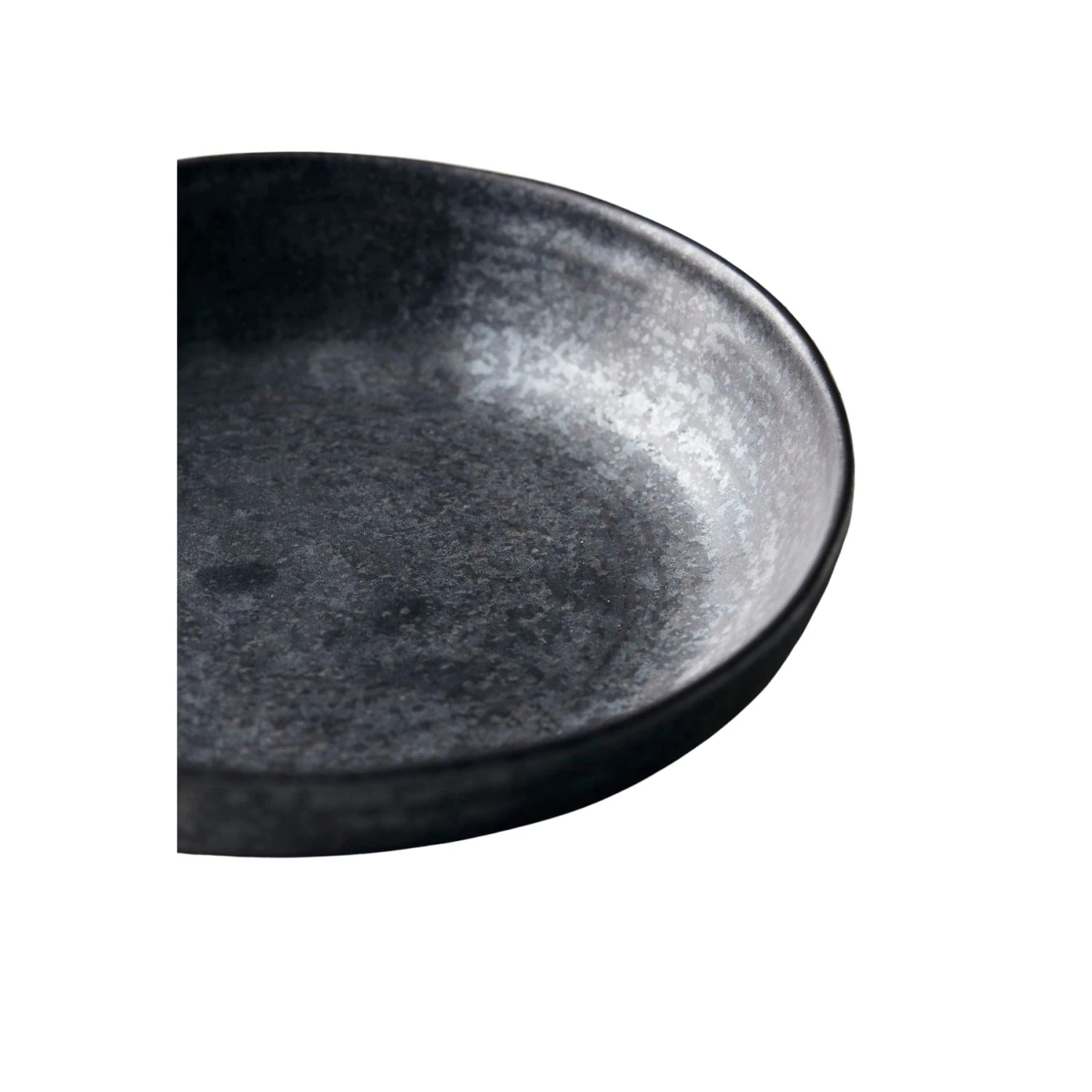 Pion Stoneware Bowl | Black 19x4cm 3 Pion Stoneware Bowl | Black 19x4cm - Image 3