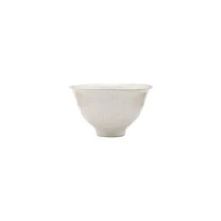 Pion Stoneware Bowl | White/Grey 14.5x8.5cm