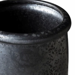Pion Stoneware Jar | Black 11.5x15cm -Home Sale Shop zoco home pion stoneware jar black 11 5x15cm 37738103374036