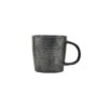 Pion Stoneware Mug | Black 9x9cm