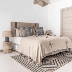 PomPom Blanket | Sand -Home Sale Shop zoco home pompom blanket sand 52495717040471