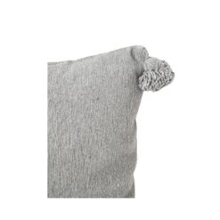 PomPom Cushion Cover | Light Grey 50x50cm -Home Sale Shop zoco home pompom cushion cover grey pattern 50x50cm 28467676709021