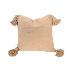 PomPom Cushion Cover | Sand | 60x60cm