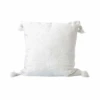 PomPom Cushion Cover | White 50x50cm