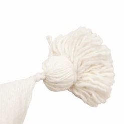 PomPom Cushion Cover| White 60x60cm -Home Sale Shop zoco home pompom cushion cover white 60x60cm 53504433324375