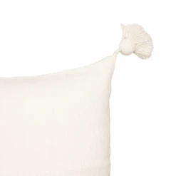 PomPom Cushion Cover| White 60x60cm -Home Sale Shop zoco home pompom cushion cover white 60x60cm 53504433422679