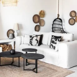 Printed Cushion Cover | Black 40x40cm -Home Sale Shop zoco home printed cushion cover black 40x40cm cushion 56663457857879