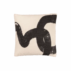 Printed Cushion Cover | Black 40x40cm