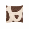 Printed Cushion Cover | Brown 40x40cm