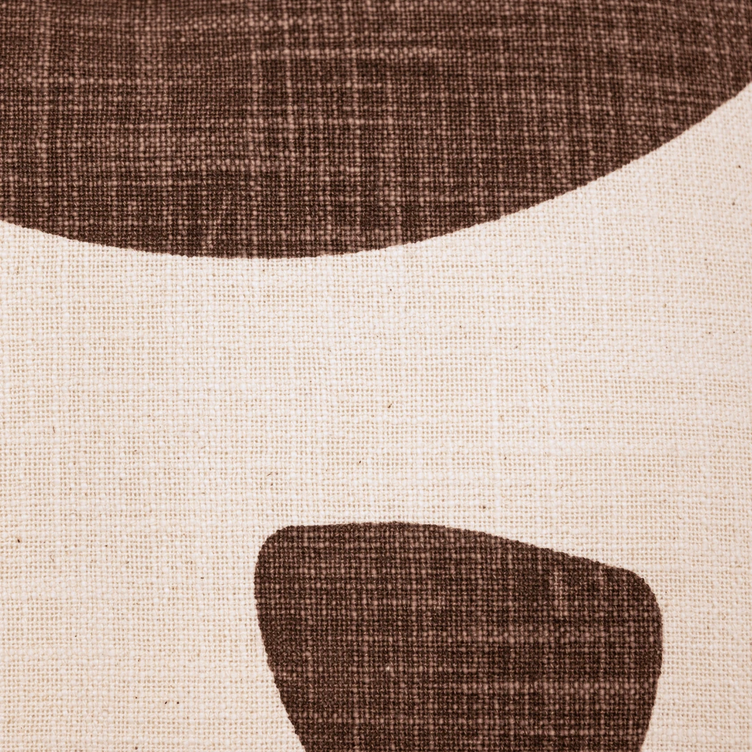 Printed Cushion Cover | Brown 40x40cm 6 Printed Cushion Cover | Brown 40x40cm - Image 6