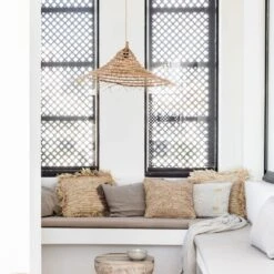 Raffia Cushion Cover | 45x45cm -Home Sale Shop zoco home raffia cushion cover 45x45cm textiles 60823851860311