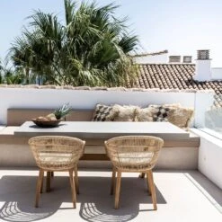 Raffia Cushion Cover | Black Motif | 50x50cm -Home Sale Shop zoco home raffia cushion cover black motif 50x50cm textiles 60823886266711