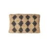 Raffia Cushion Cover | Black Motif | 40x60cm