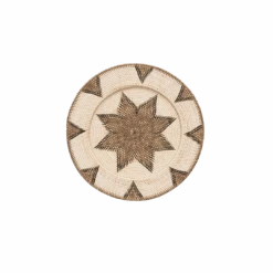 Rattan Deco Basket | Octagram Motif | 60cm