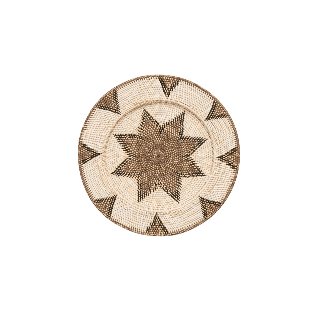 Rattan Deco Basket | Octagram Motif | 60cm 1 Rattan Deco Basket | Octagram Motif | 60cm