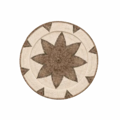 Rattan Deco Basket | Octagram Motif | 80cm