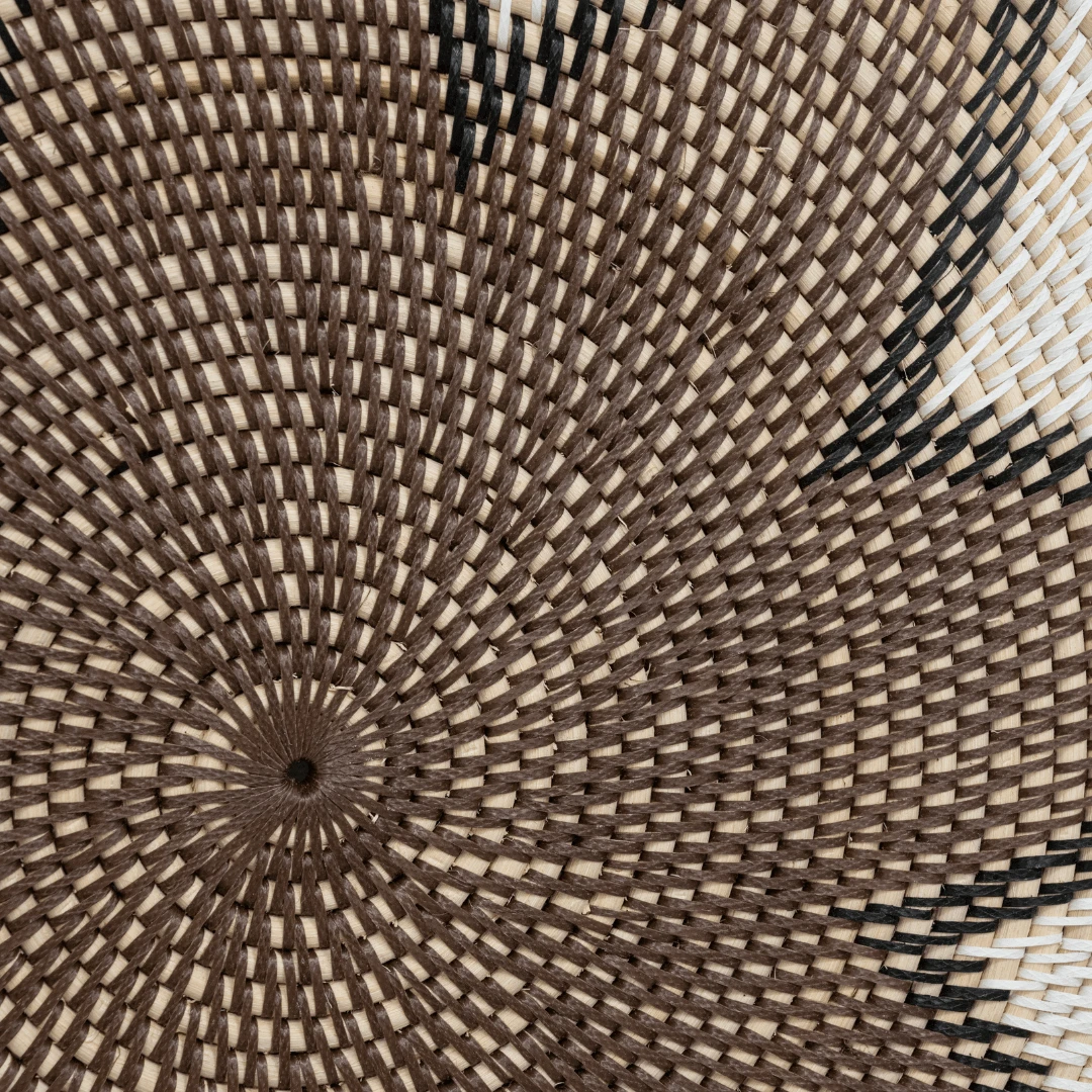 Rattan Deco Basket | Octagram Motif | 80cm 8 Rattan Deco Basket | Octagram Motif | 80cm - Image 8