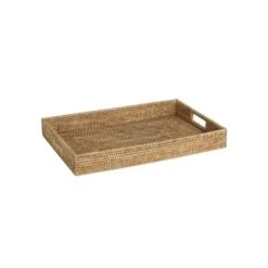 Organic Rattan Rectangular Tray | 56x36cm