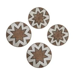 Rattan Wall Deco | Set Of 4