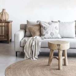 Round Jute Rug | Natural -Home Sale Shop zoco home round jute rug natural 38518260760788