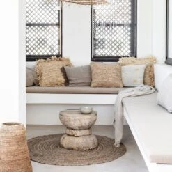 Round Jute Rug | Natural -Home Sale Shop zoco home round jute rug natural 38518260826324