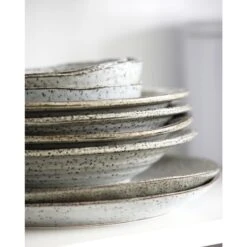 Rustic Cake Plate | Grey/Blue | 20cm -Home Sale Shop zoco home rustic cake plate grey blue 20cm 36650627956948